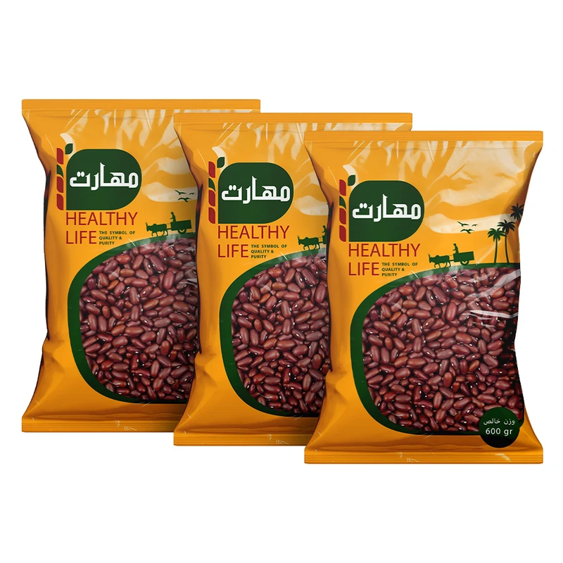 لوبیا قرمز مهارت - 600 گرم - بسته 3 عددی