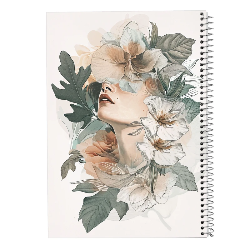 دفتر نقاشی 50 برگ مدوپد مدل گل کد DF13929