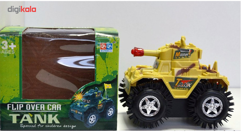 ماشین بازی تانک مدل Fiip Over
