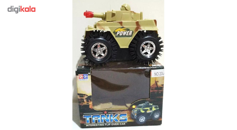 ماشین بازی تانک مدل Fiip Over