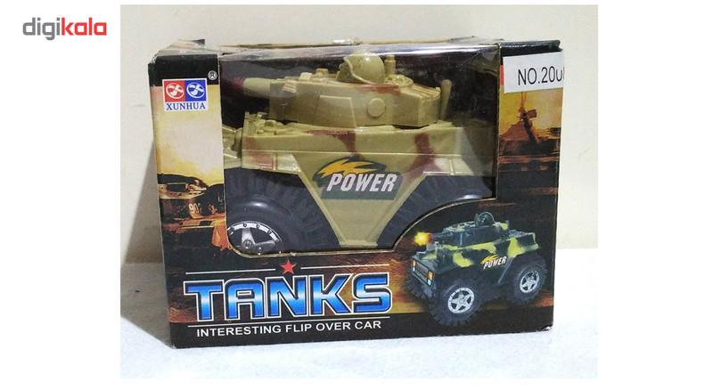 ماشین بازی تانک مدل Fiip Over