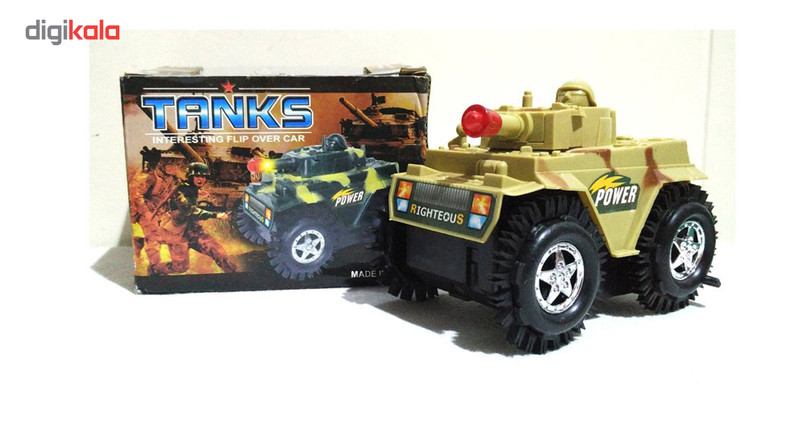 ماشین بازی تانک مدل Fiip Over