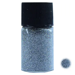 پودر لاک ناخن مدل شیمر Shine Silver