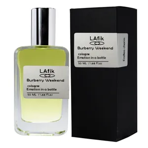 ادوپرفیوم زنانه لافیک مدل باربری ویکند با رایحه معتدل و شیرین حجم 50 میلی‌لیتر