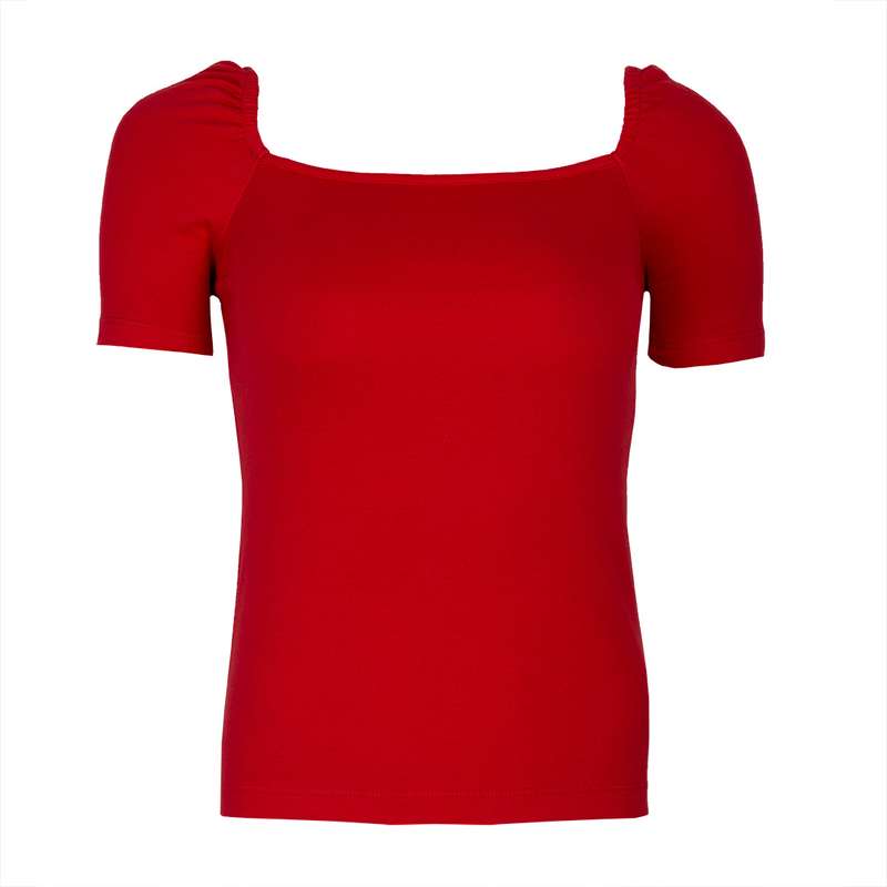 بلوز زنانه مدل پرنسس رنگ قرمز