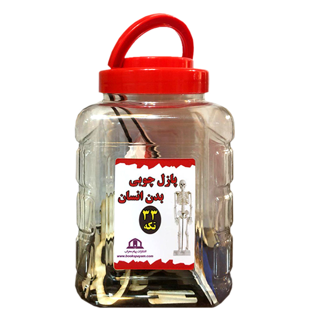 پازل چوبی بدن انسان