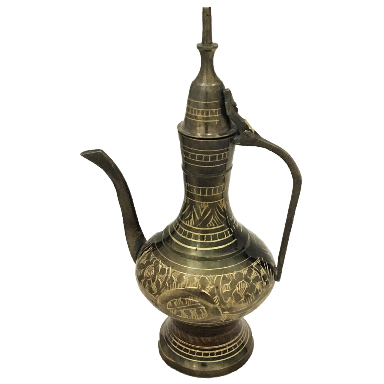 گلاب پاش برنجی مدل قلمزنی  کد 8