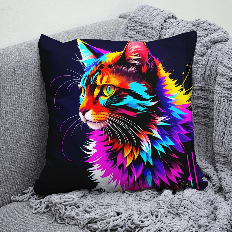 کوسن پاد آفرین مدل گربه فانتزی B850