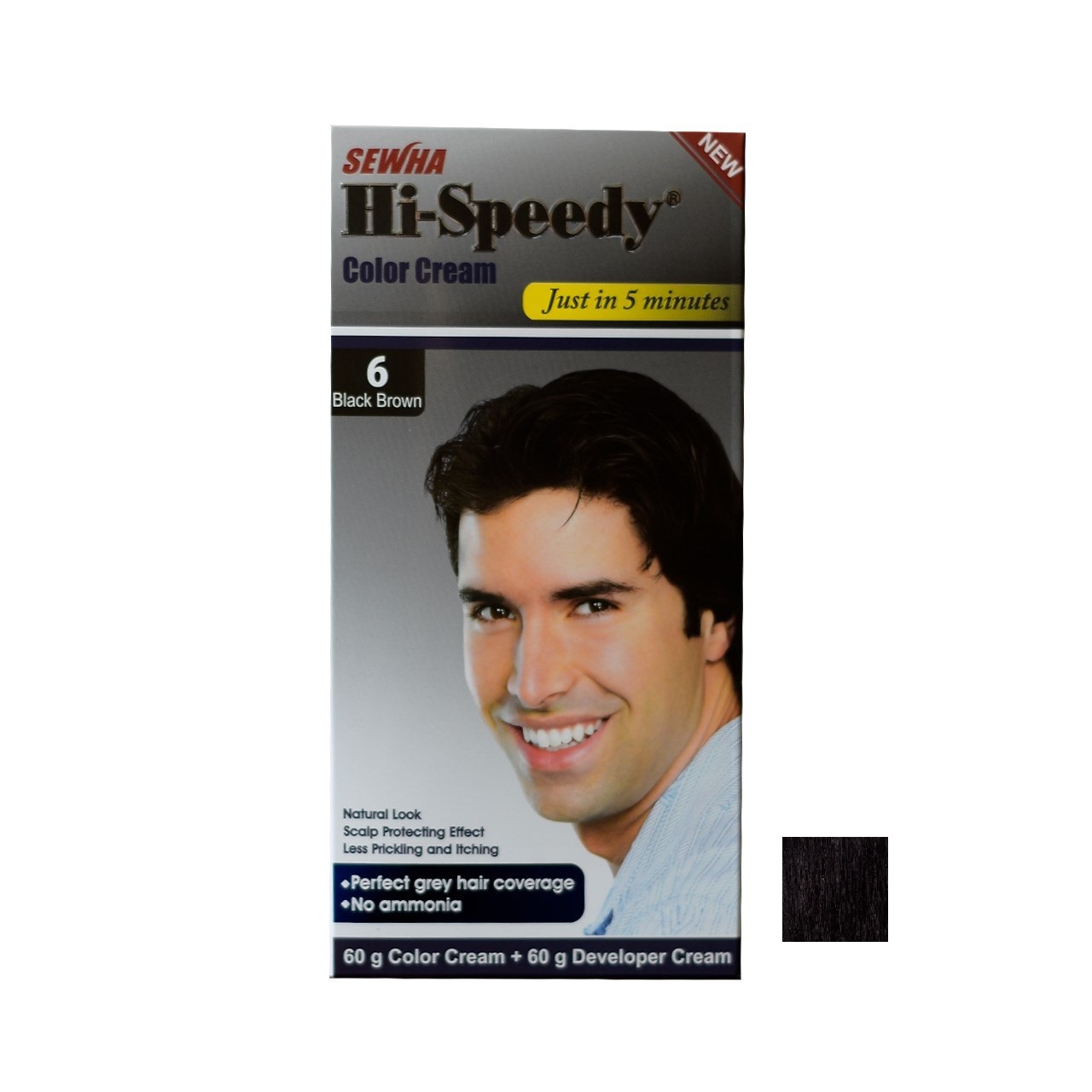 کیت رنگ مو مردانه سوها مدل Hi Speedy شماره 6