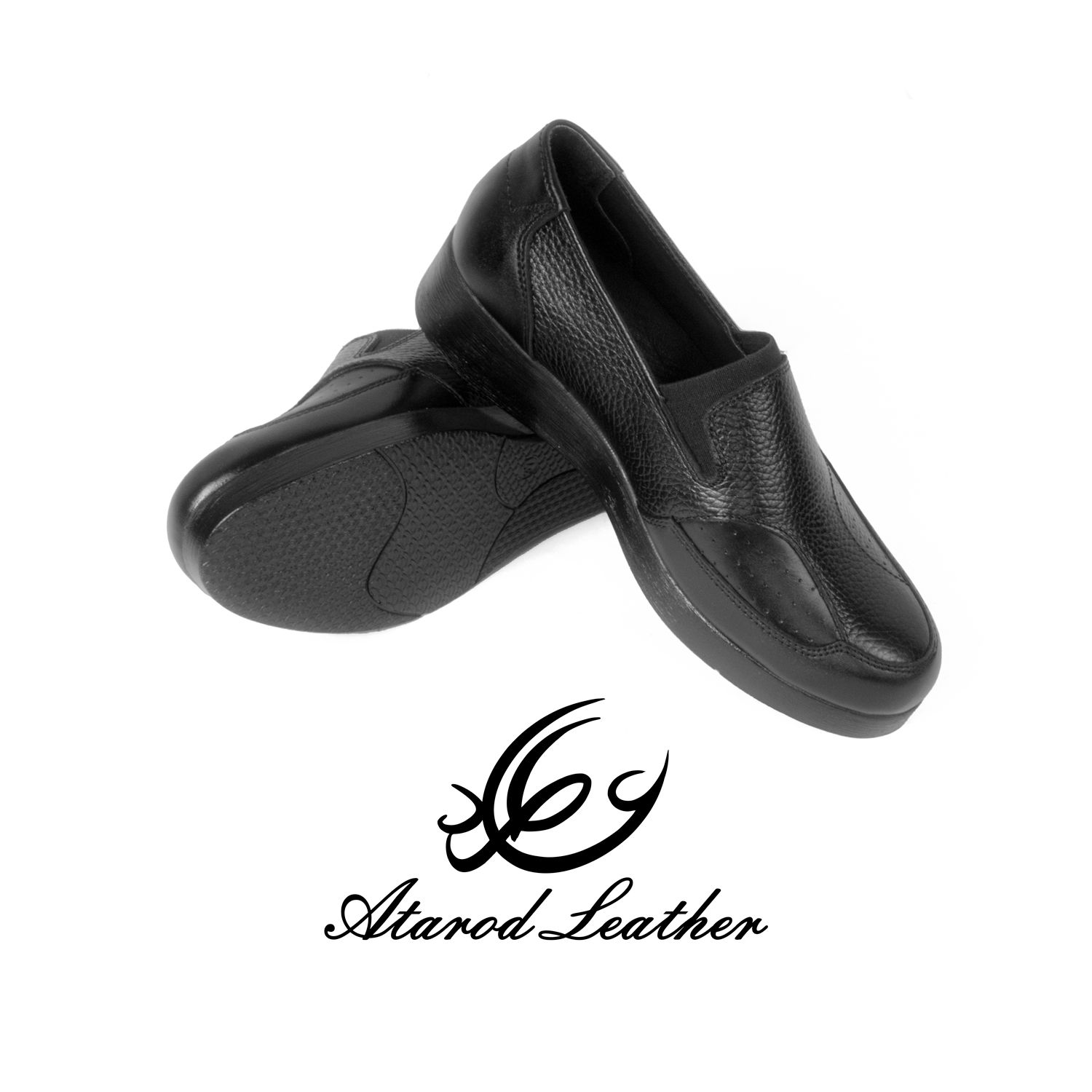 کفش طبی زنانه چرم عطارد مدل قوز شصت پا کد SH220 -  - 5