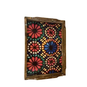 سینی چوبی مدل si6h6