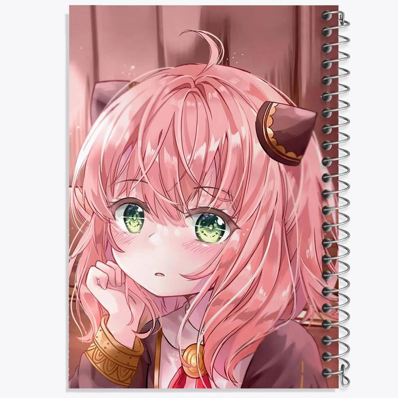 دفتر لیست خرید 50 برگ خندالو طرح انیا فورجر انیمه اسپای ایکس فمیلی Spy x Family کد 17704