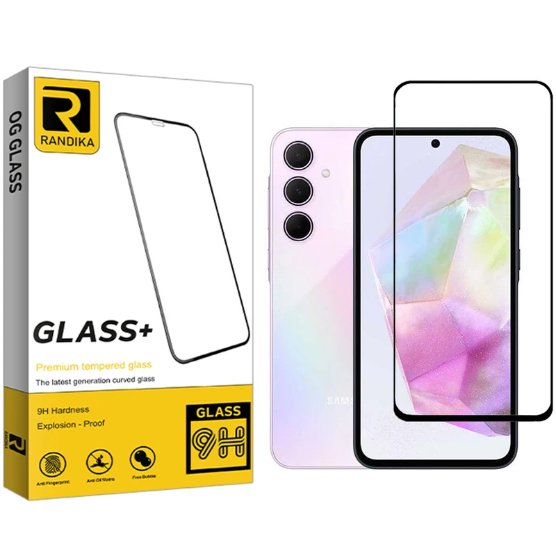 محافظ صفحه نمایش شیشه ای راندیکا مدل Premium مناسب برای گوشی موبایل سامسونگ Galaxy A35