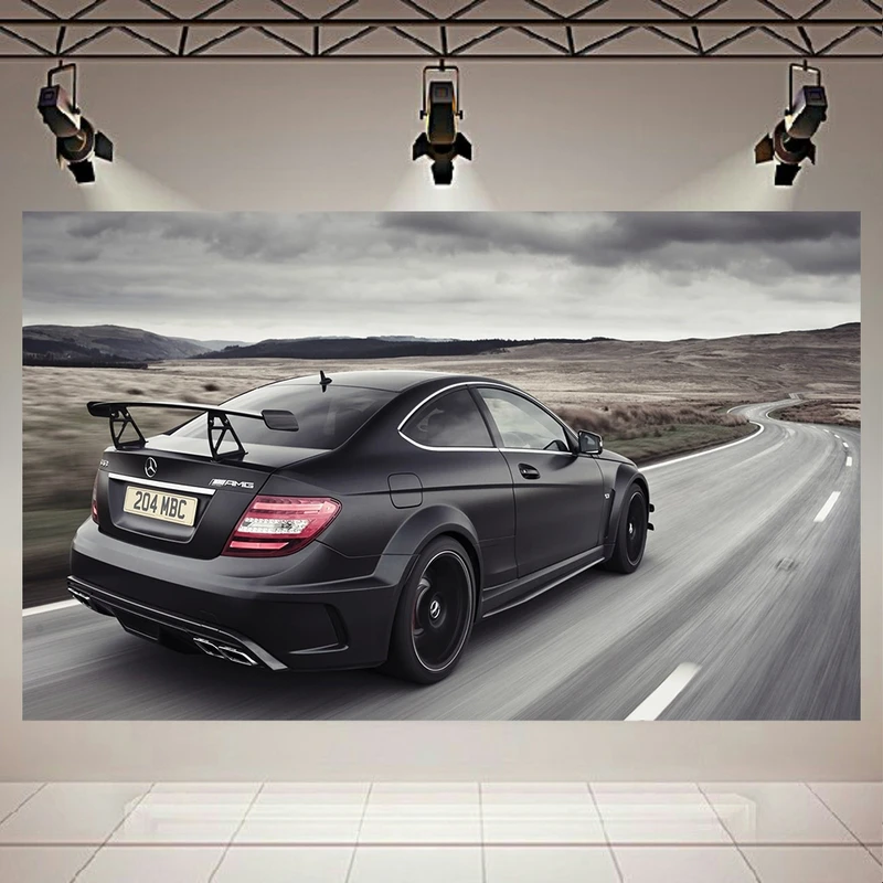 پوستر طرح ماشین مدل مرسدس بنز کد AR8980