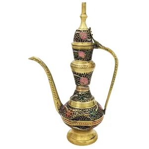 گلاب پاش برنجی جام هنر مدل مینا کاری کد 8