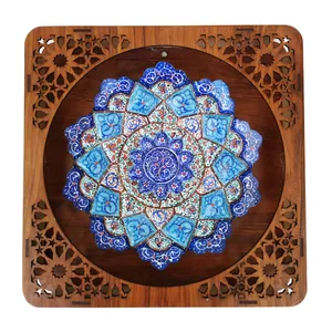 تابلو میناکاری مسی مدل گل کد t 19 00