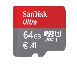 کارت حافظه microSDXC سن‌دیسک مدل Ultra A1 کلاس 10 استاندارد UHS-I U1 سرعت 140 مگابایت بر ثانیه ظرفیت 64 گیگابایت