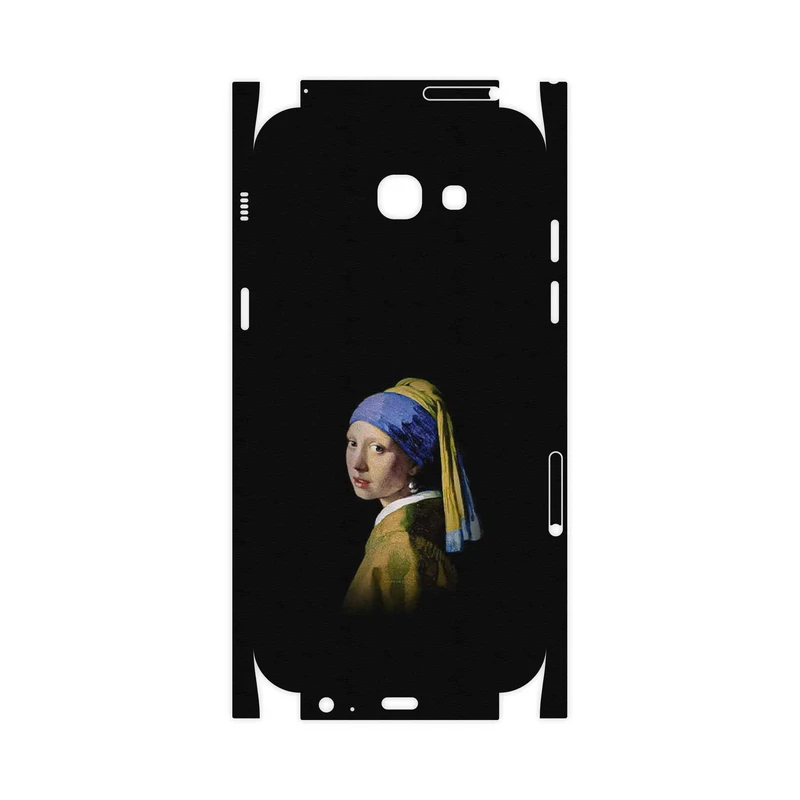 برچسب پوششی ماهوت مدل Girl with a Pearl Earring of Vermeer-FullSkin مناسب برای گوشی موبایل سامسونگ Galaxy A5 2017