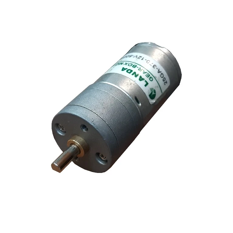 موتور گجت لاندا مدل گیربکسدار کد 25GA - 370 - 12V - 430RPM