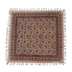 رومیزی قلمکار مدل مربع