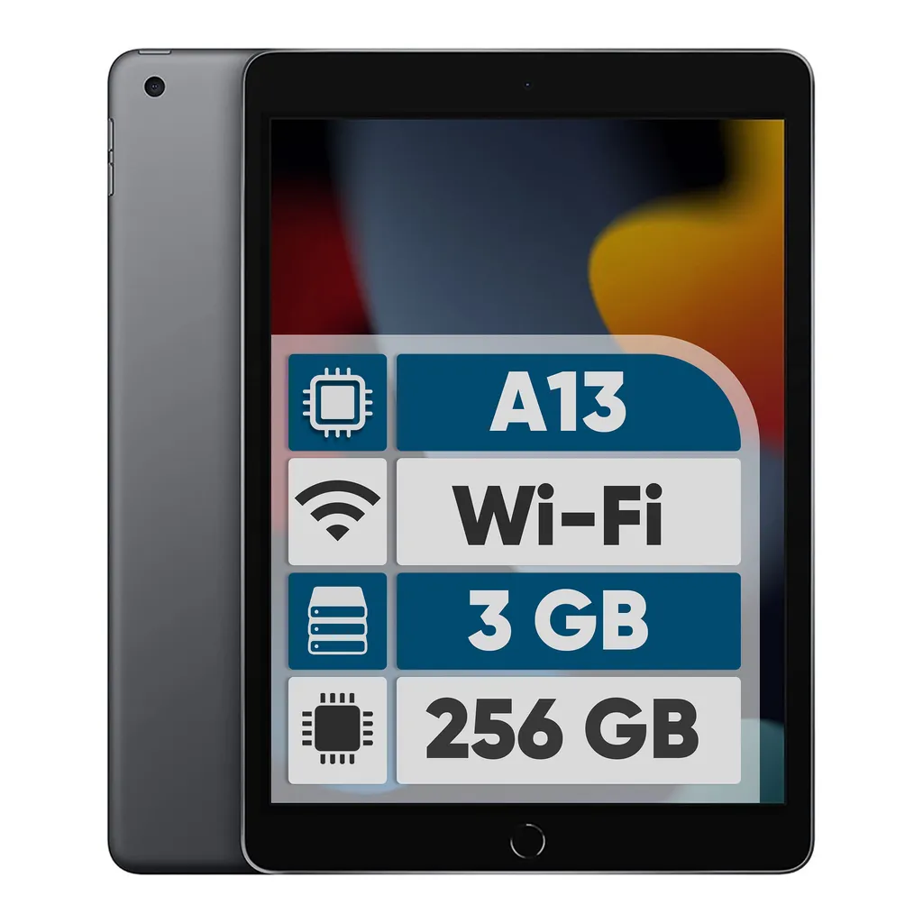 تبلت ۱۰.۲ اینچ اپل مدل iPad (9th Generation) 10.2-Inch Wi-Fi 2021 ظرفیت 256 گیگابایت