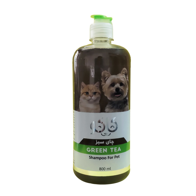 شامپو سگ و گربه پرسا مدل کاکو چای سبز حجم 800 میلی لیتر