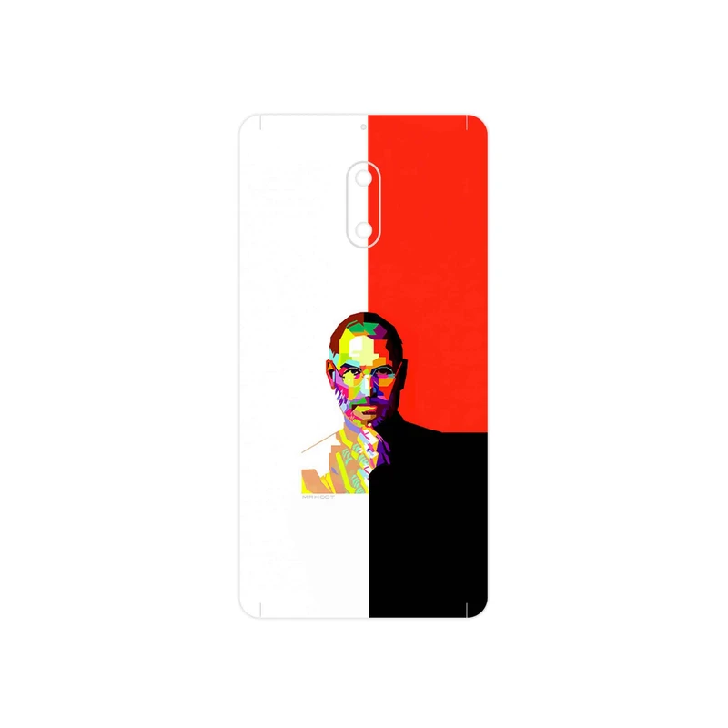 برچسب پوششی ماهوت مدل Collage of Steve Jobs 1 مناسب برای گوشی موبایل نوکیا 6