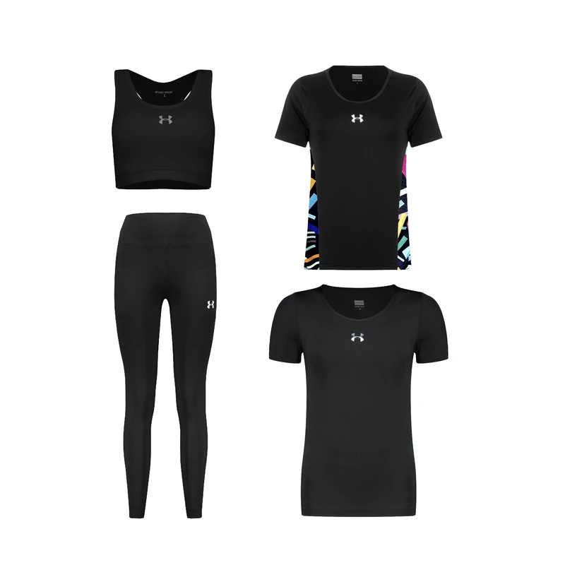 ست چهار تکه لباس ورزشی زنانه مدل 1801-4104-7101-7201