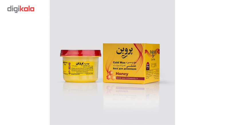 موم سرد پروین مدل Honey حجم 300 گرم مجموعه 4 عددی