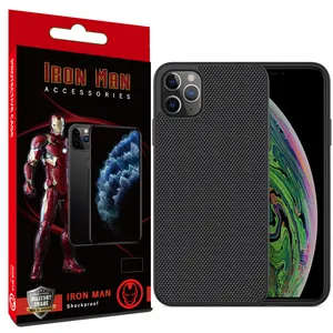 Iron Man Textured Cover For apple Iphone 12 ProMax