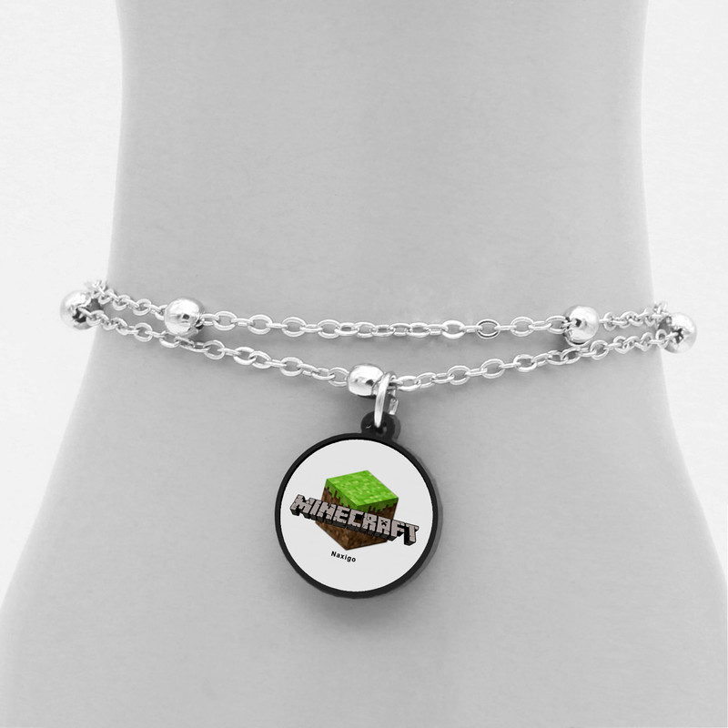 پابند زنانه ناکسیگو مدل شب تاب طرح Minecraft کد LB7386