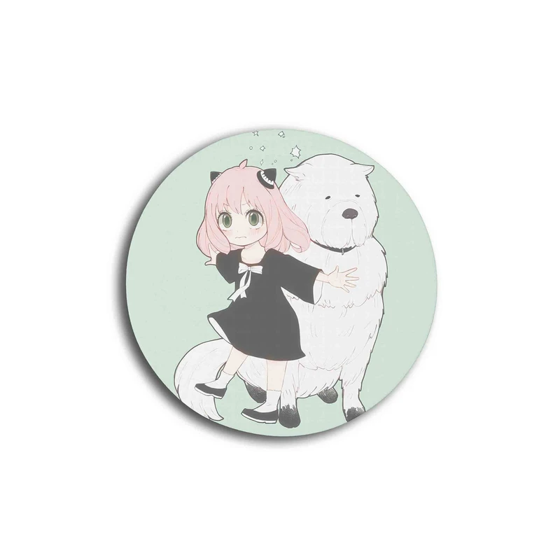 زیر لیوانی مدل انیمه آنیا خانواده اسپای کیوت کد 163 Spy × Family