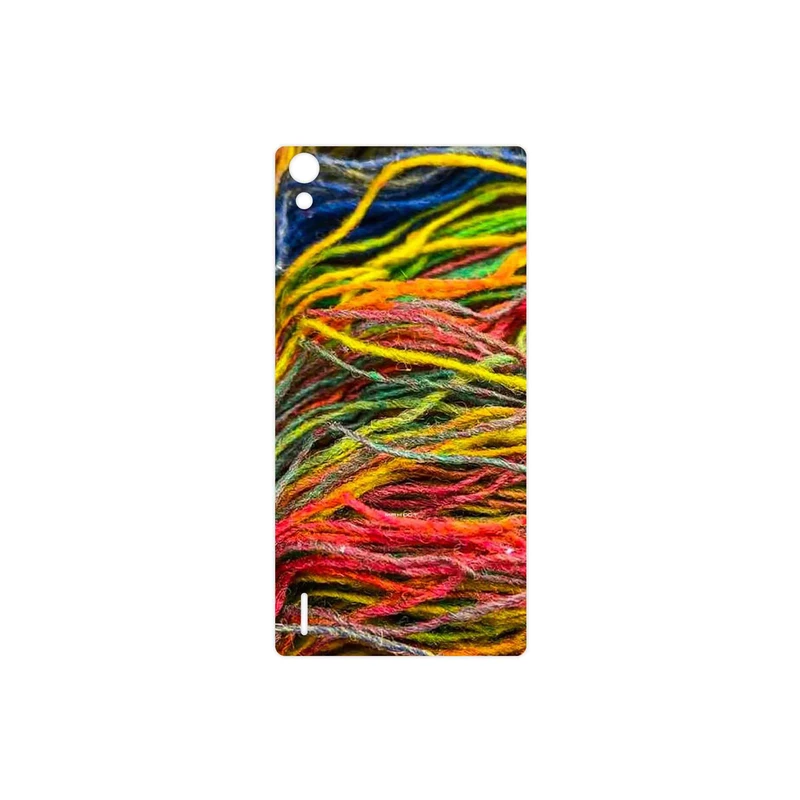 برچسب پوششی ماهوت مدل Fabric Texture 9 مناسب برای گوشی موبایل هوآوی Ascend P7