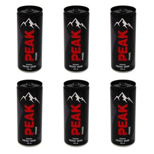 نوشابه انرژی زا ساده پیک - 250 میلی‌لیتر بسته 6 عددی
