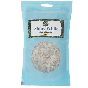 سنگ تزیینی گلدان  اوراس مدل Shiny White بسته 1 کیلوگرمی