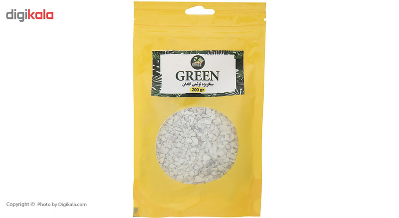 سنگ تزیینی گلدان اوراس مدل Green بسته 200 گرمی سنگ تزیینی گلدان اوراس مدل Green بسته 200 گرمی