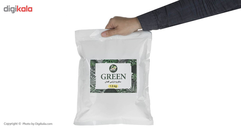 سنگ تزیینی گلدان اوراس مدل Green بسته 1/5 کیلوگرمی