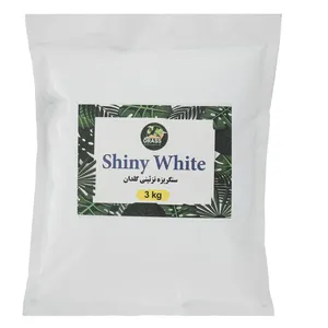 سنگ تزیینی  گلدان اوراس مدل Shiny White بسته 3 کیلوگرمی