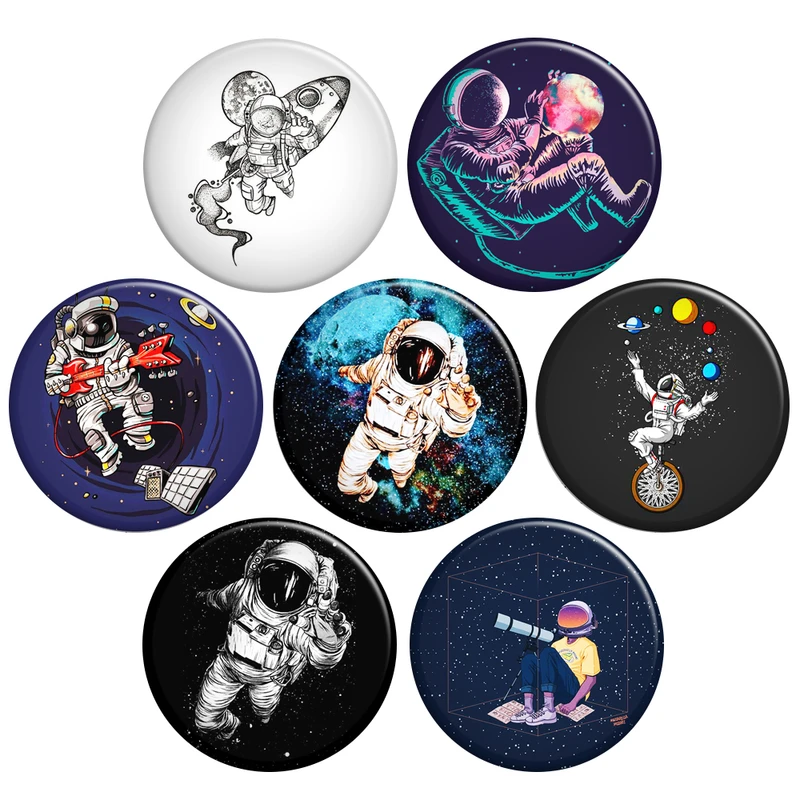 پیکسل گالری باجو طرح فضا و فضانورد کد 62 مجموعه 7 عددی