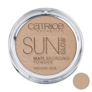پودر برنزه کاتریس مدل Sun Glow Matt  Bronzing 030