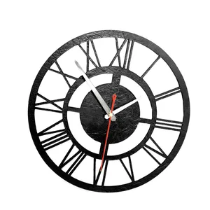 ساعت دیواری مدل یونانی چرم کد D20