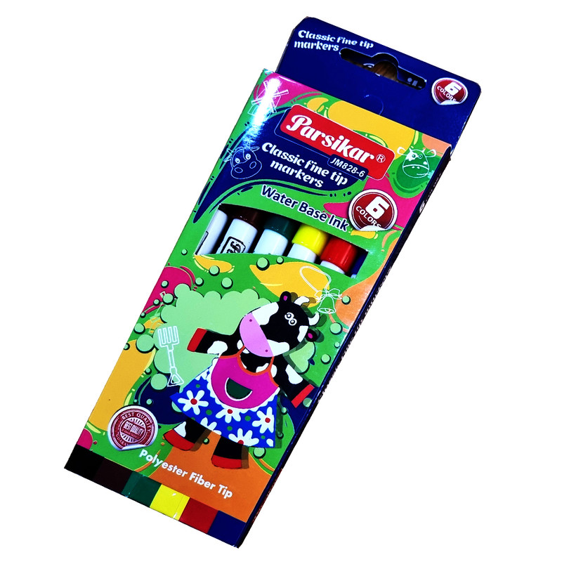 بسته لوازم تحریر پارسیکار مدل خلاقیت مجموعه 12 عددی