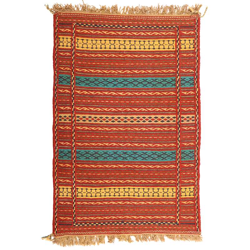 گلیم دستبافت یک متری مدل کلات کد 141031