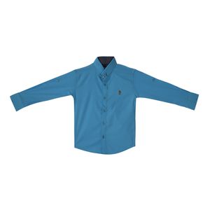 نقد و بررسی پیراهن پسرانه مدل O_1 رنگ آبی توسط خریداران