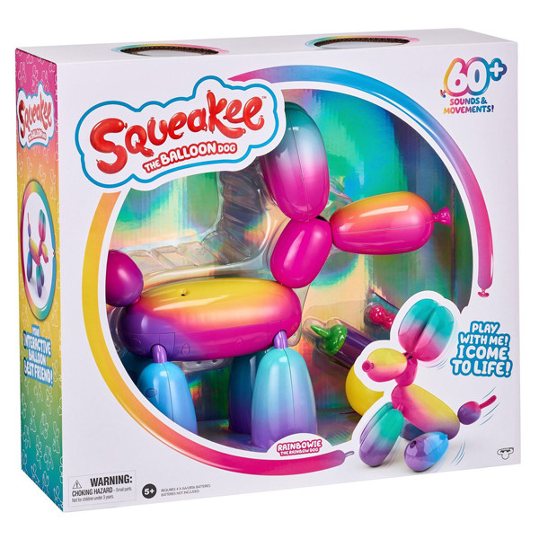 ربات موس مدل اسکوییکی سگ بادکنکی رنگین کمانی