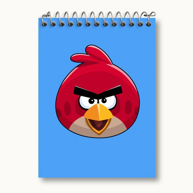 دفتر یادداشت 50 برگ خندالو مدل پرندگان خشمگین Angry Birds کد 13868