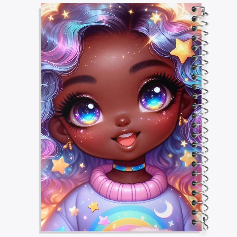 دفتر مشق 100 برگ خندالو طرح دخترانه کیوت کد F6050