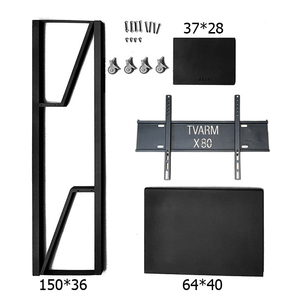 پایه ایستاده تلویزیون تی وی آرم مدل X80 مناسب برای تلویزیون 37 تا 65 اینچ