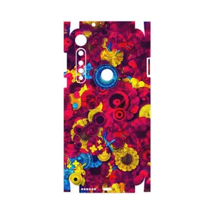 MAHOOT Vector Flower Garden Digital Art-FullSkin Cover Sticker for Motorola One Vision Plus