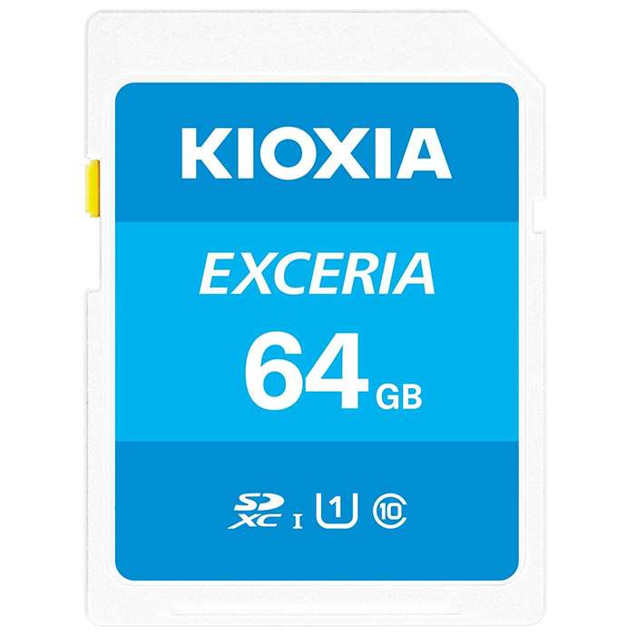 کارت حافظه SDXC کیوکسیا مدلEXCERIA  کلاس 10 استاندارد UHS-I U1 سرعت 100MBps ظرفیت 64گیگابات